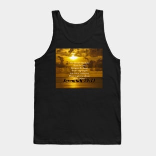 Jeremiah 29:11 Religious Quote Tank Top